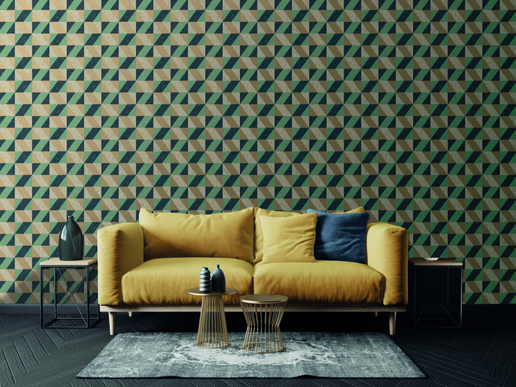 Wandgestaltung Tapete Ravensburg HDO Wohnzimmer